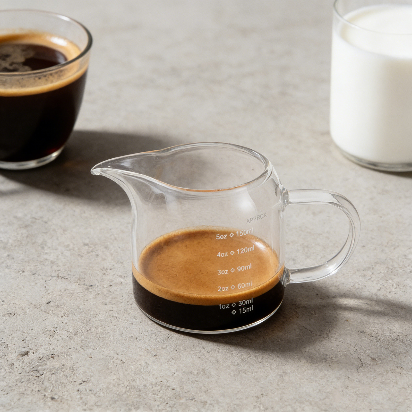 Szklany kubek do odmierzania,  – Espresso Shot Glass recenzja i cena